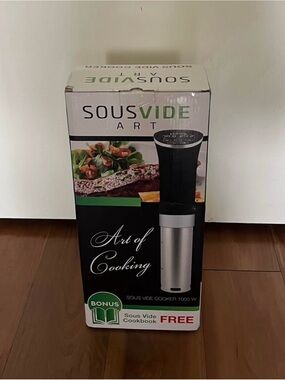 Stainless Steel and Black Immersion Circulator